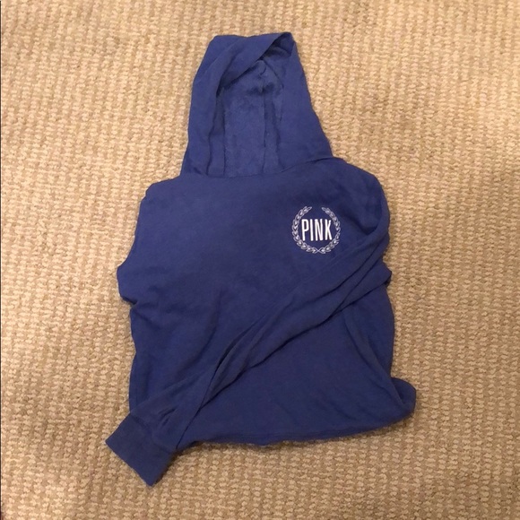 PINK Victoria Secret Blue Pullover - Picture 2 of 2
